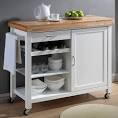 Oak Kitchen Cart