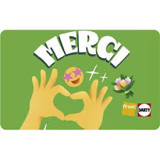 E-carte cadeau Fnac Darty Merci 150€