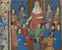 Image of trial by jury medieval