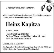 Heinz Kapitza | Nordkurier Anzeigen