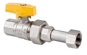 Gas ball valve with steel lever (female-female version) - Valvex