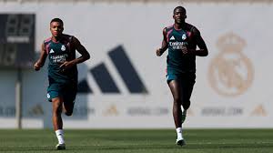 Real Madrid players preparing for the Schalke 04 preseason match