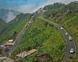 Image of scenic drive from Bagdogra to Darjeeling