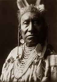 Old Crow Indian Warrior with Feathers - Old-Crow-Warrior