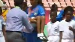 Harmanpreet Kaur Carries Unwell Mascot