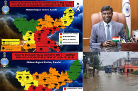 रांचीवाले हो जाएं सावधान! भारी से बहुत भारी बारिश का है रेड अलर्ट, DC ने जारी की गाइडलाइंस Heavy To Extremely Heavy Rain Alert for Ranchi DC issued guidelines red alert
