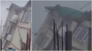 Building Collapses In Shimla Day After Evacuation; Locals Blame Construction Of Four-Lane Road
