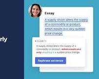 Image of Grammarly Essay Checker feature