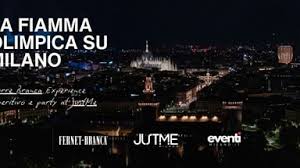 Vista braciere olimpico: salita in Torre Branca, aperitivo e dj set al Justme