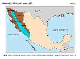 Resultado de imagen para mapa de donde se encuentran los tiburones ballena en baja california