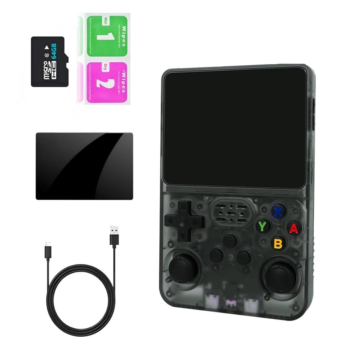 Handheld Game Console Emulator 3.5" Color Screen Linux System 64G TF Card 5914 Games