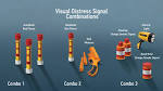 Daytime visual distress signals