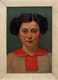 Willy Fries - Portrait Of Hertha Schoenlank. Original 1913. Schätzung: