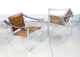 Coppia di sedie design LE CORBUSIER per Cassina. LC1. n ...