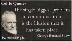 George Bernard Shaw Quotes Communication. QuotesGram via Relatably.com