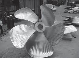 Example of a propeller with tip rake toward the pressure ...