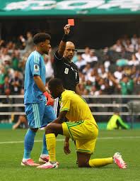 South African player given red card for DOGSO at World Cup. What does that mean?