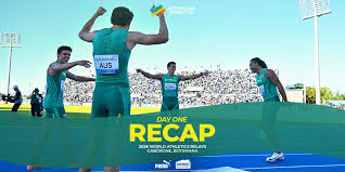 Relay records tumble as Australian sprinters stamp presence on world stage