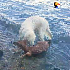 These animals saw friends in danger and jumped in to save them — the mother cat rescuing her baby is so brave! ❤️❤️❤️ | The Dodo | Facebook