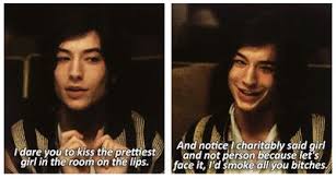 ezra miller - the perks of being a wallflower | Funny | Pinterest ... via Relatably.com