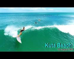 Surfing in Kuta Beach, Bali的圖片