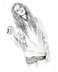 Résultat de recherche d'images pour "dessin de fille"