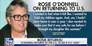 Rosie O'Donnell Returns to the U.S. After 'TDS' Exile