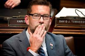 Senator Scott Dibble&#39;s husband Richard Leyva listened as Dibble talked about their life together then Dibble ... - 774719_18MARR051413