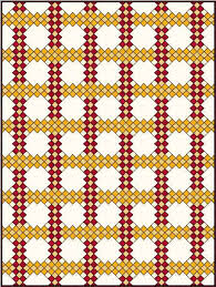 Résultat de recherche d'images pour "scrappy irish chain quilt pattern"