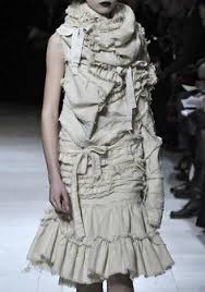 Image result for deconstructed jacket raw seams degrade
