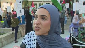 Pro-Palestinian protesters rally in Ann Arbor against criminal charges from 
attorney general