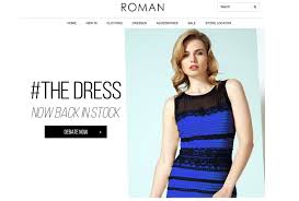 Image result for blue and black dress