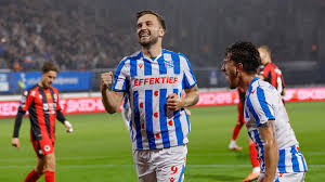 Dylan Vente scores Heerenveen’s 1,000th goal at Abe Lenstra Stadium