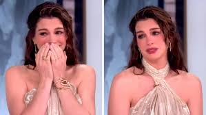 Anne Hathaway Gets Emotional on The View; Whoopi Goldburg Sings Her Praises