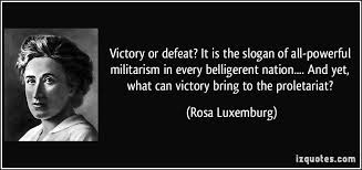 Victory or defeat? It is the slogan of all-powerful militarism in ... via Relatably.com