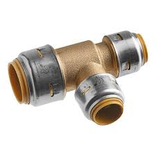 SharkBite Max™ UR454 3/4" x 1/2" x 1/2" Brass Push-To ...