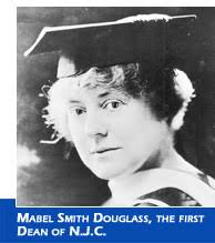 Mabel Smith Douglass, the first Dean of N.J.C. Mrs. Mabel Smith Douglass, President of the College Club of Jersey City, worked fervently for years ... - douglass