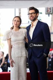 Actors Emily Blunt and Stanley Tucci unveil their stars on the Hollywood Walk of Fame in Los Angeles