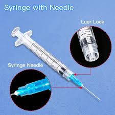 Amazon.com: 3ML Disposable syringe with Needle, Individually ...