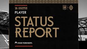 Player Status Report | LAFC vs. Vancouver Whitecaps - 2026 MLS Season