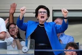 Billie Jean King moves closer to breaking another barrier and earning the 
Congressional Gold Medal