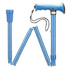 ERGONOMIC SOFT TOUCH FOLDING ADJUSTABLE WALKING CANE – Canes ...