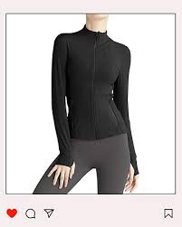 Amazon.com: Gacaky Womens Full Zip Hoodie Slim Fit Athletic Jacket Workout Running Sportwear Lightweight Yoga Tops for Women Black XS : Clothing, Shoes & Jewelry