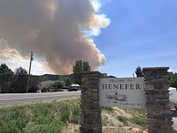 Evacuation orders issued in West Henefer amid Rocky Canyon Fire