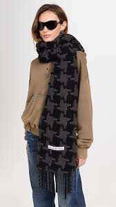 Acne Studios Houndstooth Scarf | Shopbop