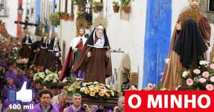 Nove imagens feitas em Braga (em 1849) saem às ruas de Óbidos em procissão