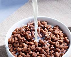 Image of Milk and cereal for kids breakfast