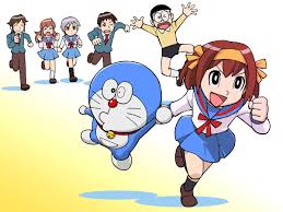 Hasil gambar untuk animasi bergerak kartun doraemon