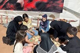برپایی حسینیه کودکانه حضرت رقیه (س) در پایانه مرزی زرباطیه عراق