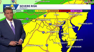 Strong storms possible Monday